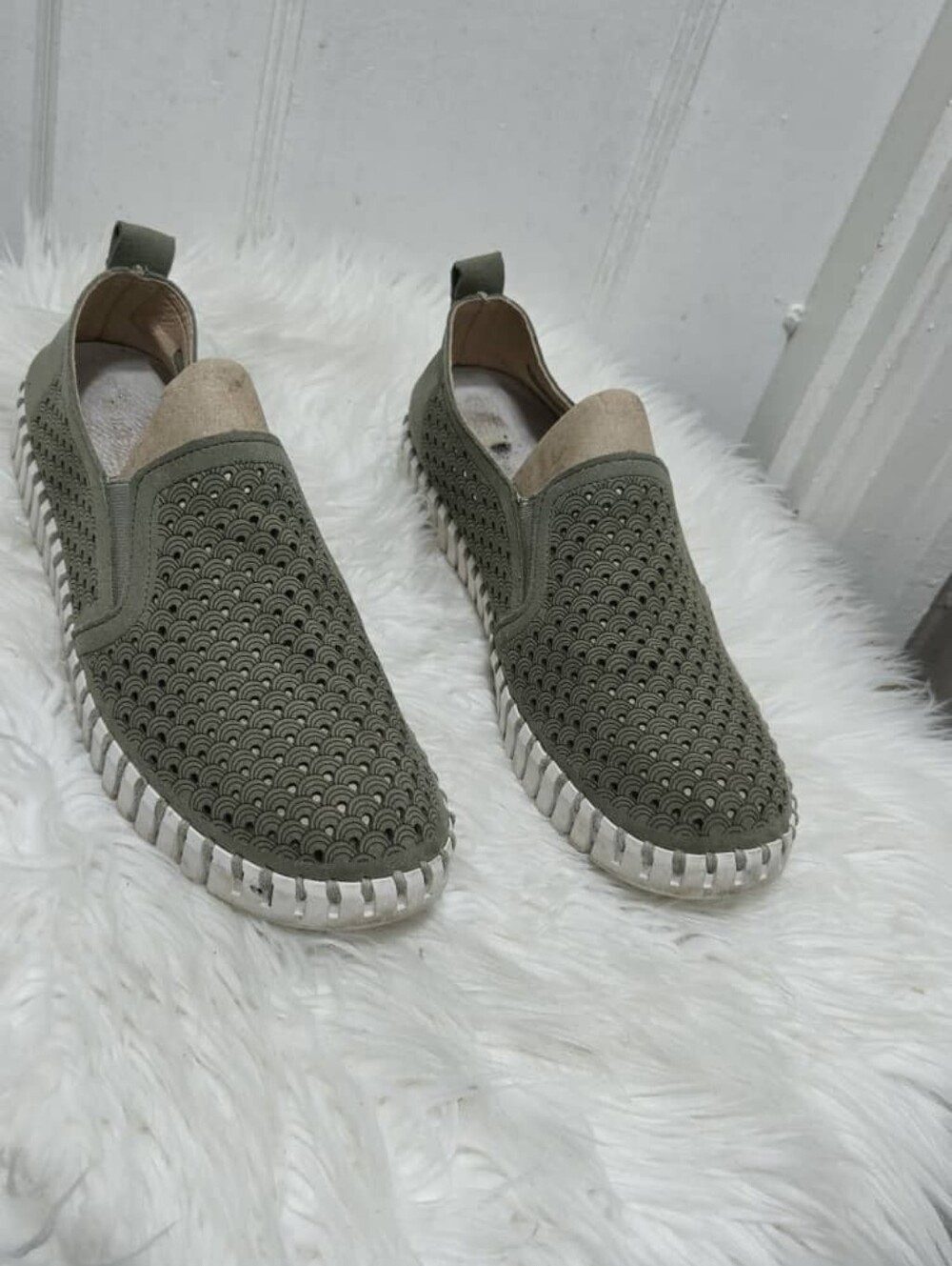 ILSE JACOBSEN HORNBÆK Women's Tulip Army Slip-on Shoe Size 13 - Picture 4 of 9